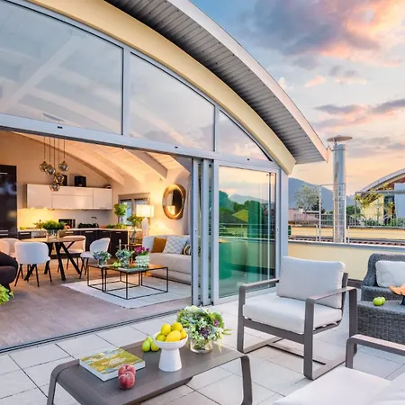 Luce Terrace Panoramic Loft With Elevator, Park In * Lukka