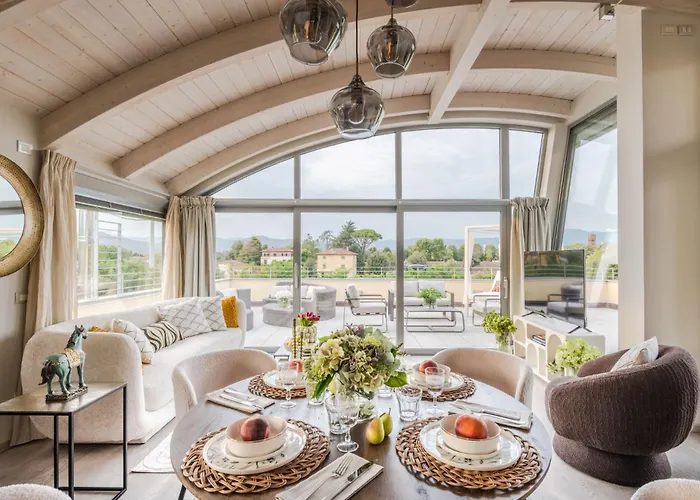 Luce Terrace Panoramic Loft With Elevator, Park In